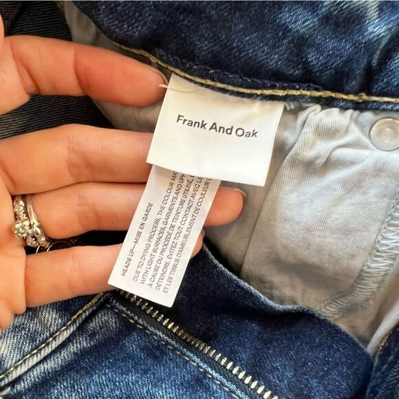 Frank and Oak Patti Straight Jeans - Size 25 - High-Rise - Stretch Denim - Picture 14 of 16
